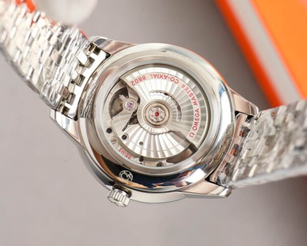 OMEGA Omega Deoxy Series Elegant Automatic Mechanical Movement 30-Meter Water Resistance Men's Watch Swiss Made 41mm Red Dial