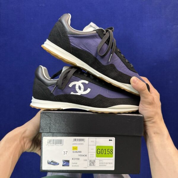 sy_no_9F1A85EFA441EA0D41F3E5A701AC5E70_7 Chanel Purple-Black Big CC Retro Trainer Purple-Black-BigCC-Sneaker
