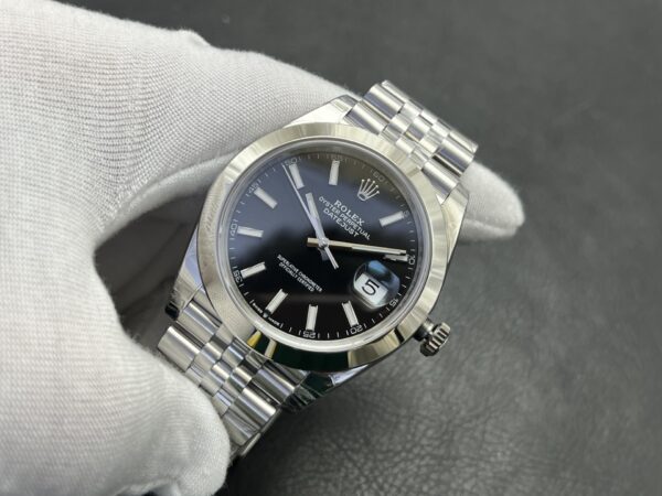 Rolex Smooth Circle Logbook Series Automatic Mechanical Movement Black Dial Oyster Steel Case