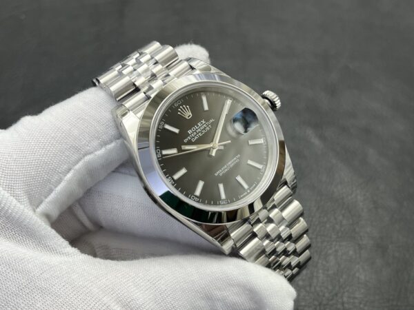Rolex Smooth Circle Logbook Series Automatic Mechanical Movement Black Dial Oyster Steel Case