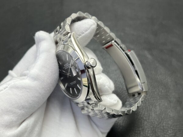 Rolex Smooth Circle Logbook Series Automatic Mechanical Movement Black Dial Oyster Steel Case