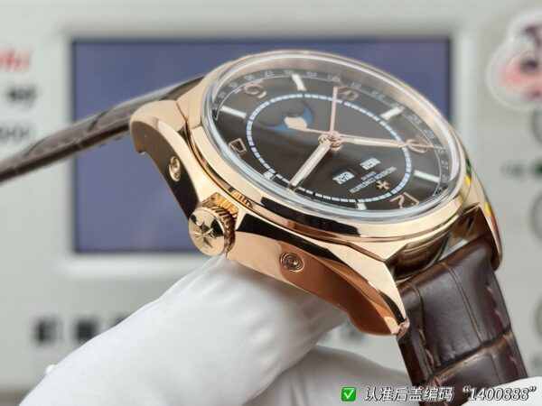 sy_no_9F920485F7732BA42F3B0BD44B678C22_6 Vacheron Constantin Wulu Type Series FIFTYSIX Automatic Mechanical Movement Brown Dial Leather Strap