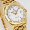 sy_no_9FFB0C6BB8A75FB684B60D2C3586486C_1 ROLEX Rolex Dog Tooth Ring Weekly Calendar Automatic Mechanical Movement Waterproof Women's Watch Swiss Watch 36mm White Dial