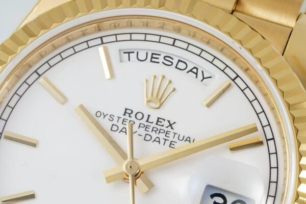 sy_no_9FFB0C6BB8A75FB684B60D2C3586486C_3 ROLEX Rolex Dog Tooth Ring Weekly Calendar Automatic Mechanical Movement Waterproof Women's Watch Swiss Watch 36mm White Dial