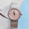 DIOR watch quartz movement stainless steel strap 25mm mother of pearl dial women's watch 30 meter waterproof