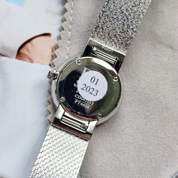 DIOR watch quartz movement stainless steel strap 25mm mother of pearl dial women's watch 30 meter waterproof