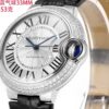 sy_no_A128338E878EA38122021ACE9F13B20A_2 Cartier Ballon Bleu leather strap couple mechanical watch men's and women's watches