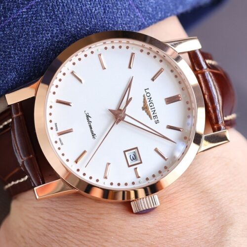 sy_no_A16A0DF9D4B3273E96A8EE41A59C8705_0 LONGINES Longines Classic Reproduction Series Automatic Mechanical Movement 30 Meter Waterproof Men's Swiss Watch