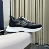 sy_no_A1914938467E8FC966102FFA6EE17F75_0 Dior Black Leather Oblique Patchwork Low Sneaker