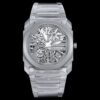 sy_no_A2CE6121DEB3350878C12A67121E2818_1 BVLGARI automatic mechanical movement, carbon fiber strap, hollowed out dial, unisex, 10 meter waterproof