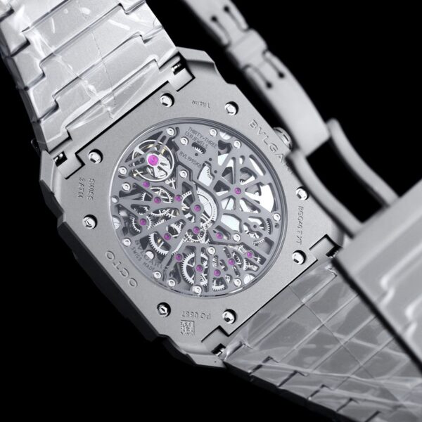 sy_no_A2CE6121DEB3350878C12A67121E2818_7 BVLGARI automatic mechanical movement, carbon fiber strap, hollowed out dial, unisex, 10 meter waterproof