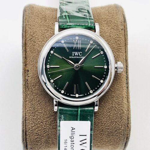 sy_no_A387F3378B2027B2DC14513C6CB62CD8_0 IWC Botao Fino Series Automatic Mechanical Movement Waterproof Business Elegant Fashion Women's Watch Swiss 34mm Green Dial