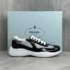 Prada America's Cup Light Grey Patent Mesh Sneaker