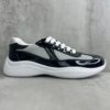Prada America's Cup Light Grey Patent Mesh Sneaker
