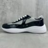 Prada America's Cup Light Grey Patent Mesh Sneaker