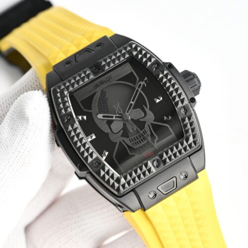 HUBLOT BIG BANG Soul Series Automatic Mechanical Movement Black Dial Ceramic Case Rubber Strap
