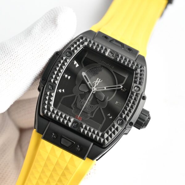 HUBLOT BIG BANG Soul Series Automatic Mechanical Movement Black Dial Ceramic Case Rubber Strap