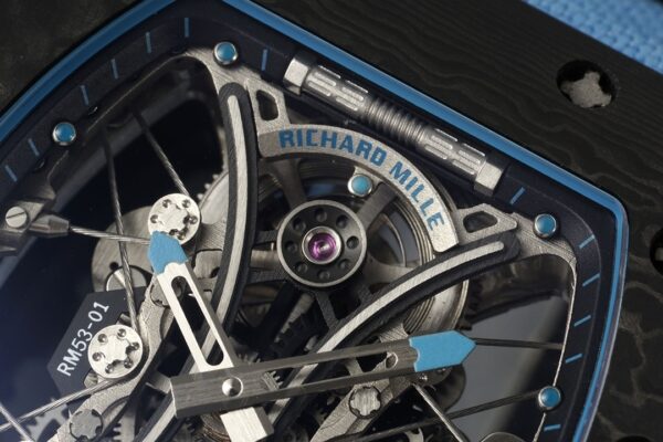 Richard Mille Men's Series Manual Mechanical Movement Richard Mille Limited Edition Hollow Dial