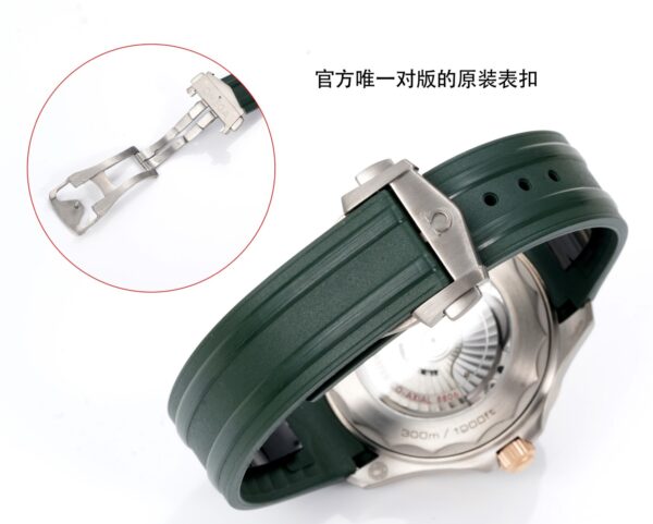 sy_no_A5405C02EBD19811764A47E54C3F0755_8 Omega Seamaster Series Automatic Mechanical Movement 300m Waterproof Men's Watch Swiss Watch 42mm Green Dial Titanium Bronze Case Rubber Strap