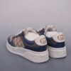 sy_no_A660A1FAAC78816D4F72F9C03FB004A6_1 Gucci MAC8 GG Canvas & Navy Leather Sneaker with Gold Sneaker Charm