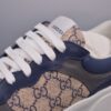 sy_no_A660A1FAAC78816D4F72F9C03FB004A6_6 Gucci MAC8 GG Canvas & Navy Leather Sneaker with Gold Sneaker Charm