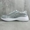 Prada America's Cup Light Grey Patent Mesh Sneaker