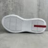 Prada America's Cup Light Grey Patent Mesh Sneaker