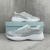 Prada America's Cup Light Grey Patent Mesh Sneaker