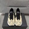 sy_no_A6EAB22A0111CE1F91F5B2B2C004F24F_0 Chanel Suede & Knit Sock-Collar Platform Trainer Beige-Black-Knit
