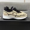 sy_no_A6EAB22A0111CE1F91F5B2B2C004F24F_1 Chanel Suede & Knit Sock-Collar Platform Trainer Beige-Black-Knit