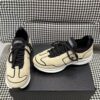 sy_no_A6EAB22A0111CE1F91F5B2B2C004F24F_2 Chanel Suede & Knit Sock-Collar Platform Trainer Beige-Black-Knit