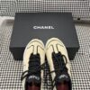 sy_no_A6EAB22A0111CE1F91F5B2B2C004F24F_6 Chanel Suede & Knit Sock-Collar Platform Trainer Beige-Black-Knit