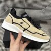 sy_no_A6EAB22A0111CE1F91F5B2B2C004F24F_7 Chanel Suede & Knit Sock-Collar Platform Trainer Beige-Black-Knit
