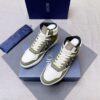 sy_no_A745B74953D5C0D1B847E3EE147D387E_2 Dior White-Olive Green Spliced B27 High-Top Sneaker