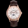 Patek Philippe 39mm Rose Gold Perpetual Calendar Mechanical Men's Watch with Complicated Functions 5327R-001