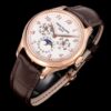 Patek Philippe 39mm Rose Gold Perpetual Calendar Mechanical Men's Watch with Complicated Functions 5327R-001