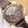 sy_no_A8BF1E729F5F48050ACB3DC8EA9C632A_0 PANERAI SUBMERSIBLE series automatic mechanical movement date display men's watch Swiss watch 47mm coffee colored dial bronze case
