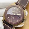 sy_no_A8BF1E729F5F48050ACB3DC8EA9C632A_2 PANERAI SUBMERSIBLE series automatic mechanical movement date display men's watch Swiss watch 47mm coffee colored dial bronze case