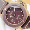 sy_no_A8BF1E729F5F48050ACB3DC8EA9C632A_3 PANERAI SUBMERSIBLE series automatic mechanical movement date display men's watch Swiss watch 47mm coffee colored dial bronze case