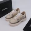 Chanel Mesh Trainer Beige-Silver