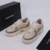 Chanel Mesh Trainer Beige-Silver