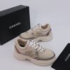 Chanel Mesh Trainer Beige-Silver