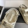 sy_no_AAD56E6007EBC71029AAFE1AA9C155A0_7 Chanel Beige Quilted Leather Platform Sandal with Rhinestone CC Logo