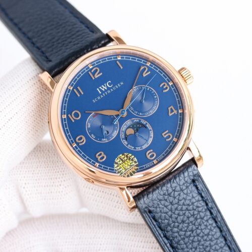 sy_no_ABF20E03A0947F68B7E863CCF4D2C404_0 IWC Portugal series automatic mechanical movement date display men's watch Swiss watch 42.4mm blue dial