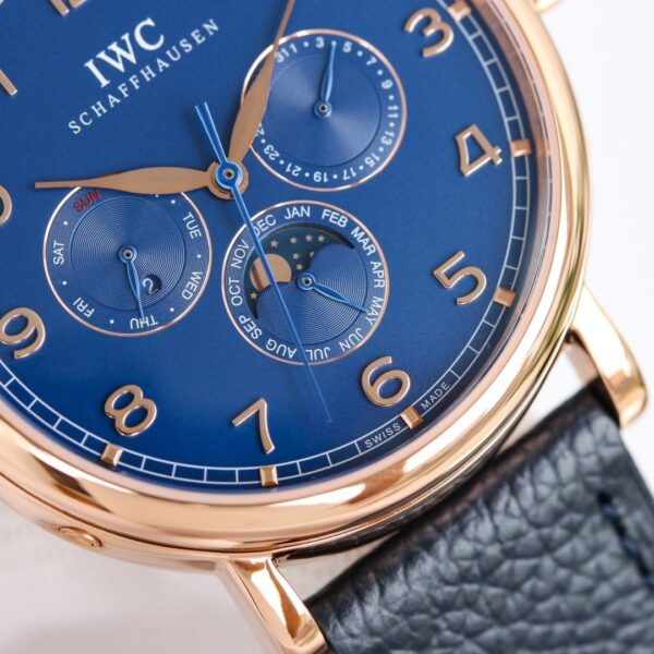 sy_no_ABF20E03A0947F68B7E863CCF4D2C404_2 IWC Portugal series automatic mechanical movement date display men's watch Swiss watch 42.4mm blue dial