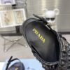 sy_no_ACB46E63D67ABDBA64E976E3D2B96C41_7 Prada Black Satin Ruched Cross-Strap Platform Sandal