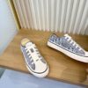 Dior Grey Oblique Canvas Low Sneaker