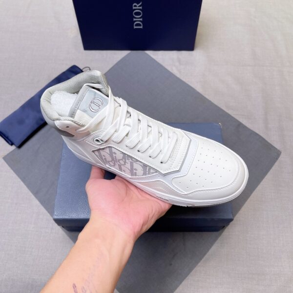 sy_no_AD4D6C551DD96FB68DF7424A11879F54_5 Dior All-White B27 High-Top Sneaker