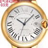 sy_no_AD6E376F5724DE37B01002BBFF114238_1 Cartier Ballon Bleu leather strap couple mechanical watch men's and women's watches