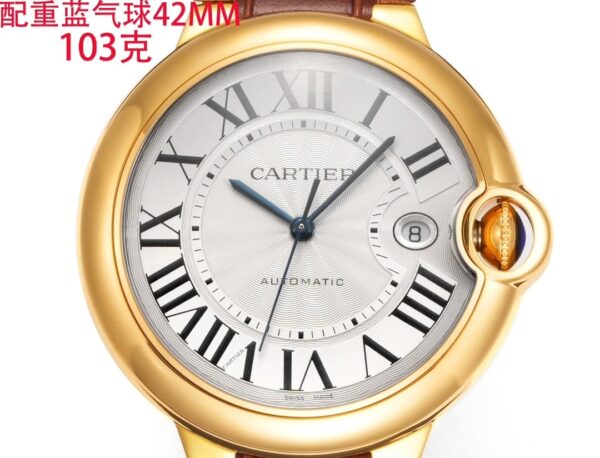 sy_no_AD6E376F5724DE37B01002BBFF114238_1 Cartier Ballon Bleu leather strap couple mechanical watch men's and women's watches